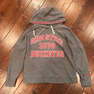 Women’s PINK Ohio State Buckeyes Hoodie XS USED